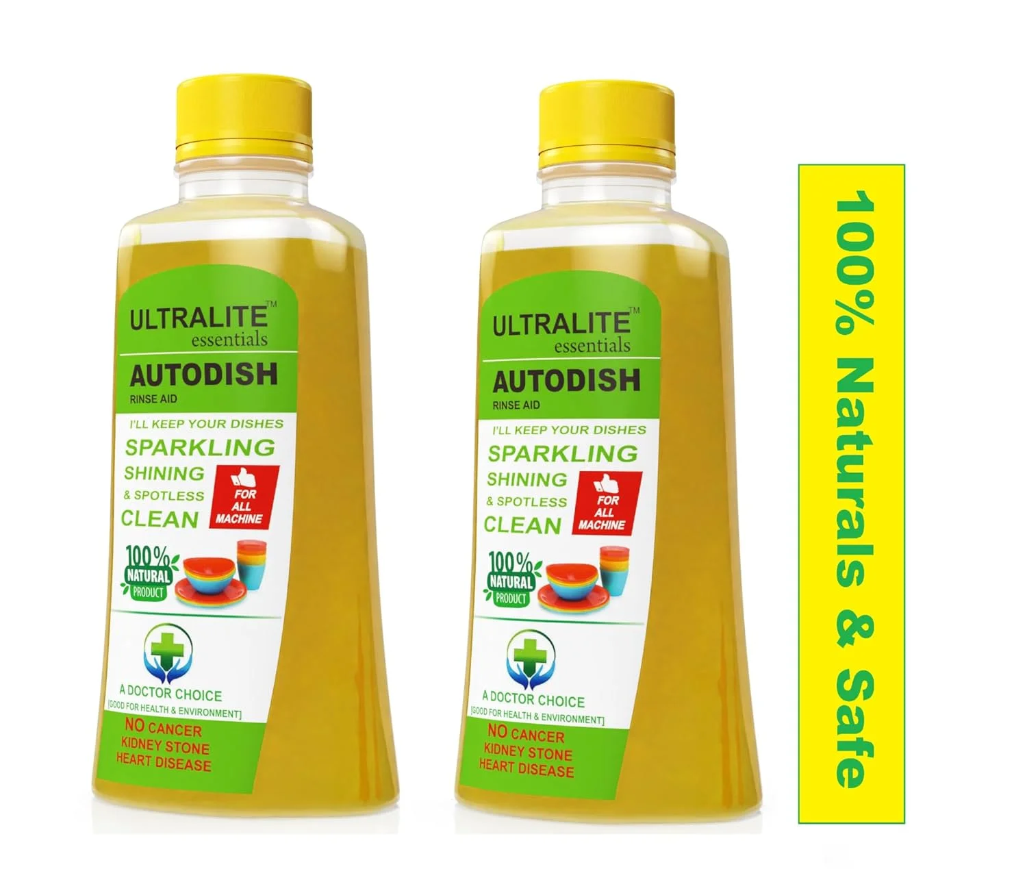 ULTRALITE Essentials rinse aid for automatic dishwasher
