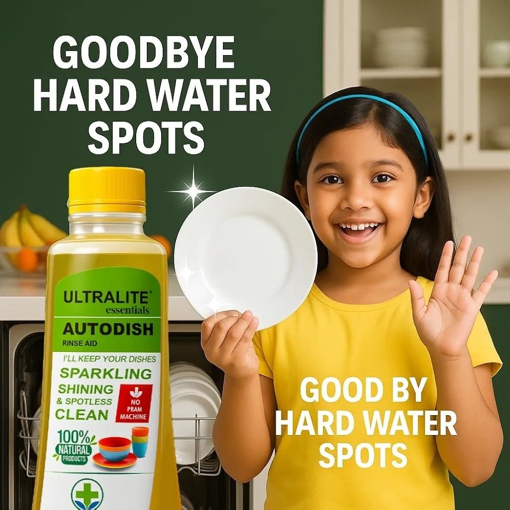 Rinse aid for sparkling clean dishes